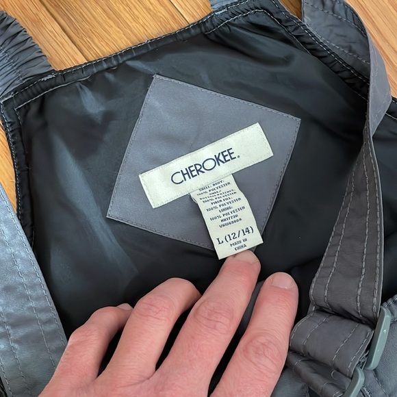 Cherokee snow overalls large 12/14 - Picture 2 of 4